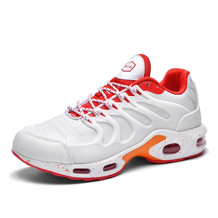 Herren futuristische Dämpfungs-Sneaker mit sichtbarer Luftkammer und strukturiertem Mesh-Overlay Drune