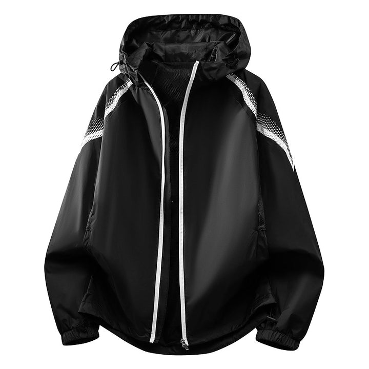 Herren Leichte Funktionsjacke mit Kapuze Drune