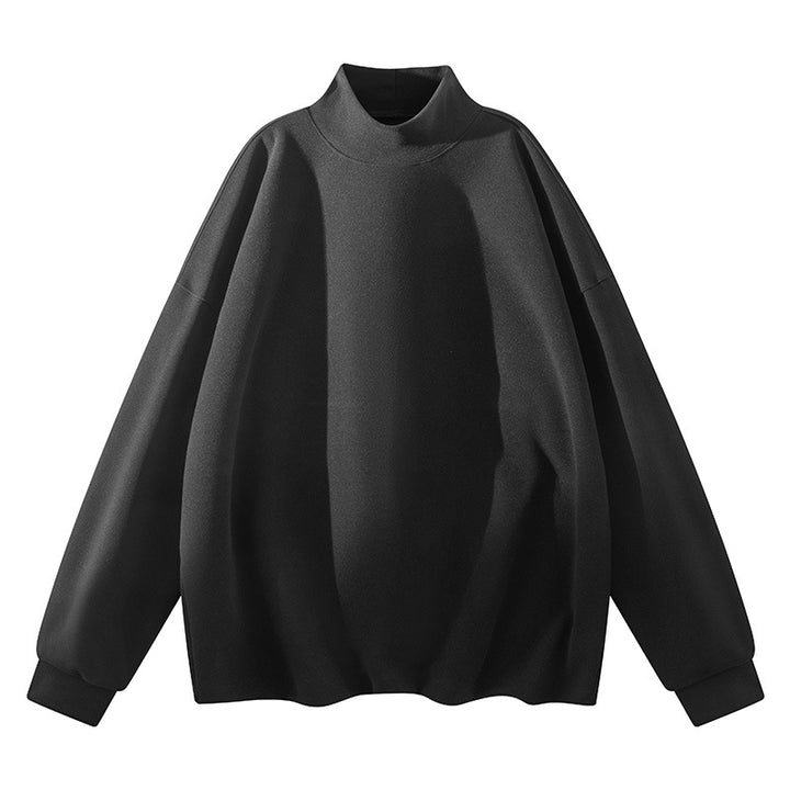 Damen Modische Sweatshirt mit Stehkragen Drune