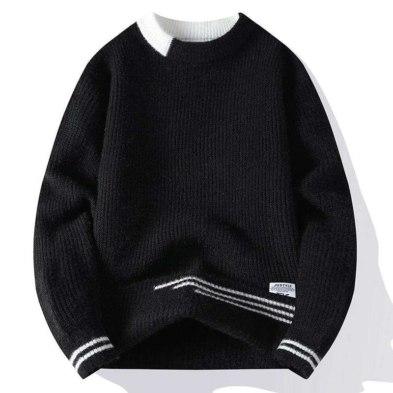 Damen Gemütlicher Strickpullover mit strukturiertem Muster Drune