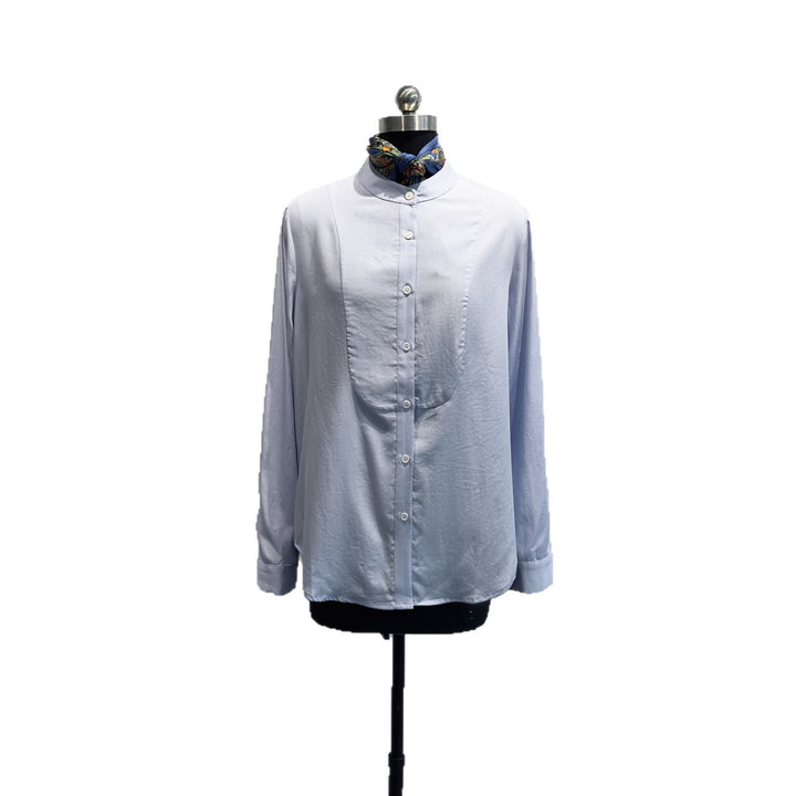 Damen Chic Knopf-bluse Drune