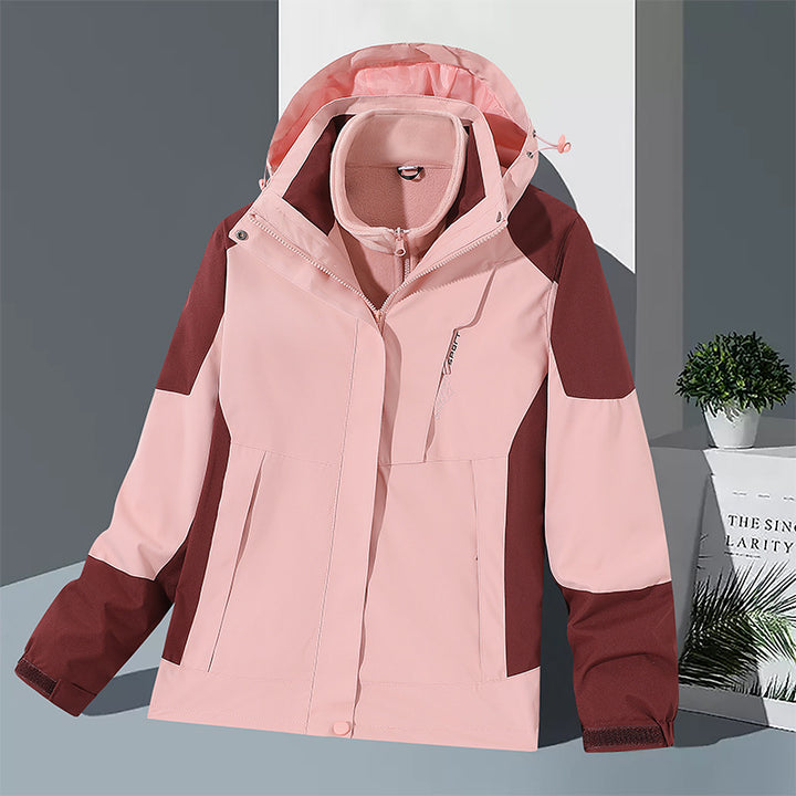 Herren winddichte Softshelljacke mit integriertem Microfleece-Innenlayer und verstellbarer Kapuze Drune