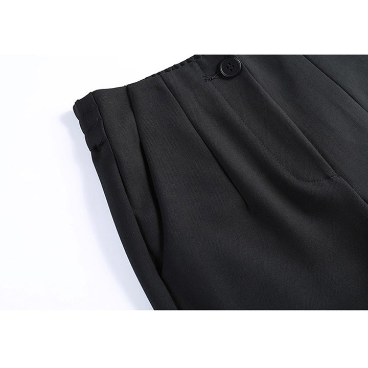 Damen Elegante und bequeme High-Waist Stoffhose Drune