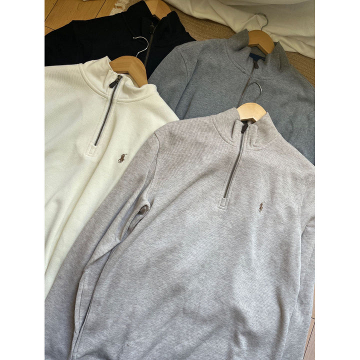 Damen Sportlicher Pullover mit Stehkragen Drune