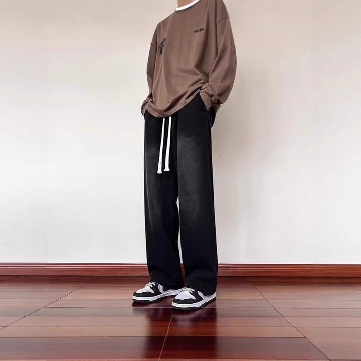 Damen Lässige Weitbein-Hose Drune