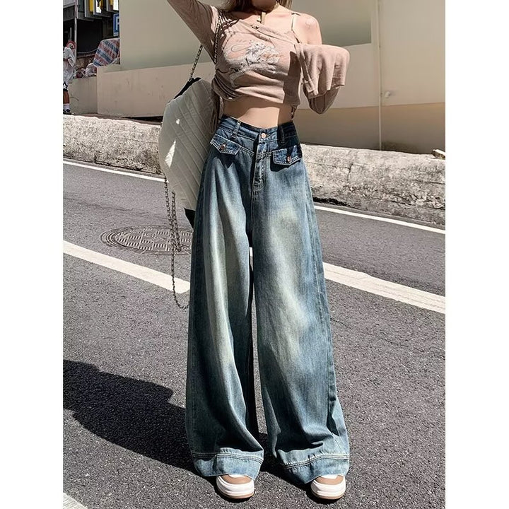 Damen weite Jeanshose Drune