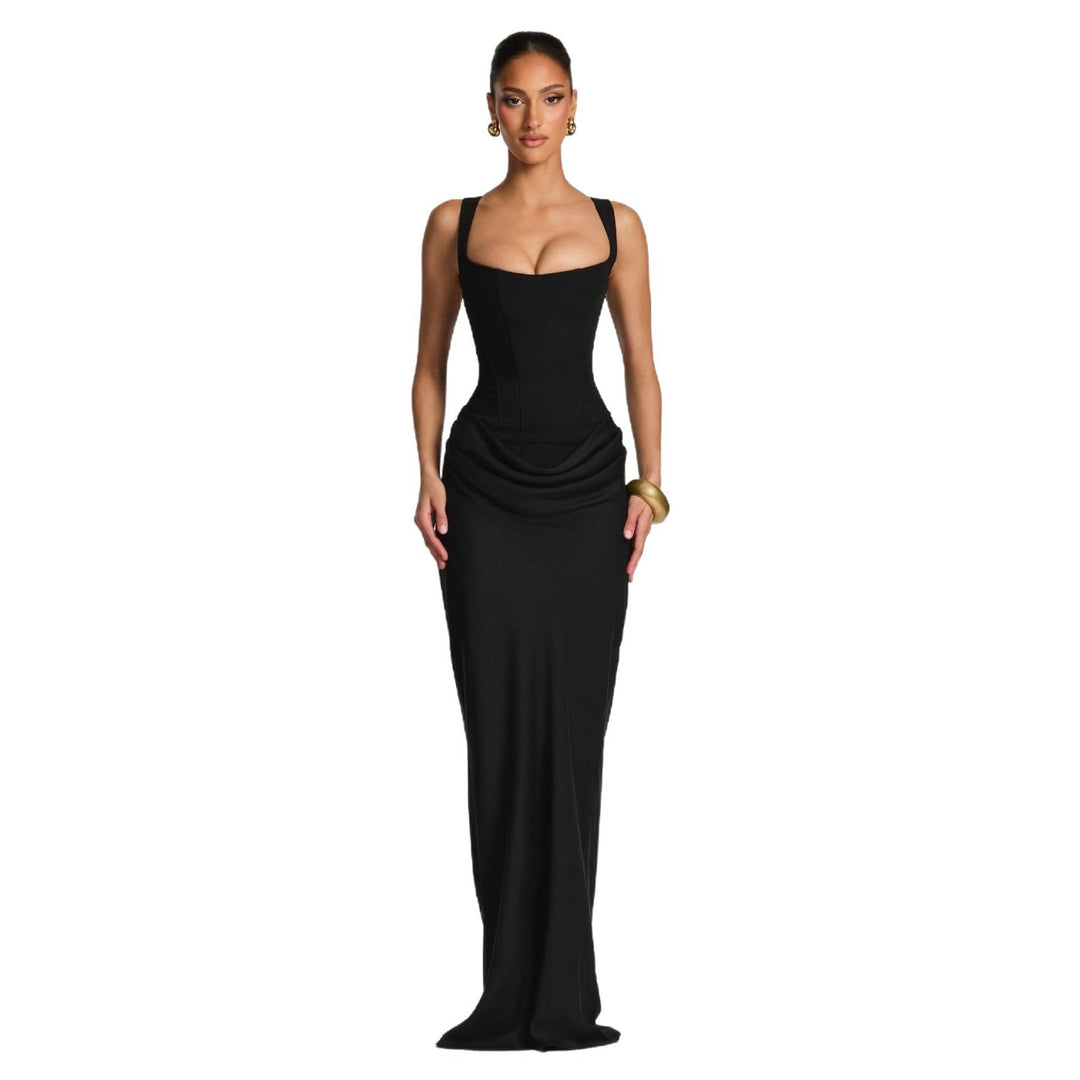 Damen Elegantes Hochzeitskleid mit Korsett-Detail Drune