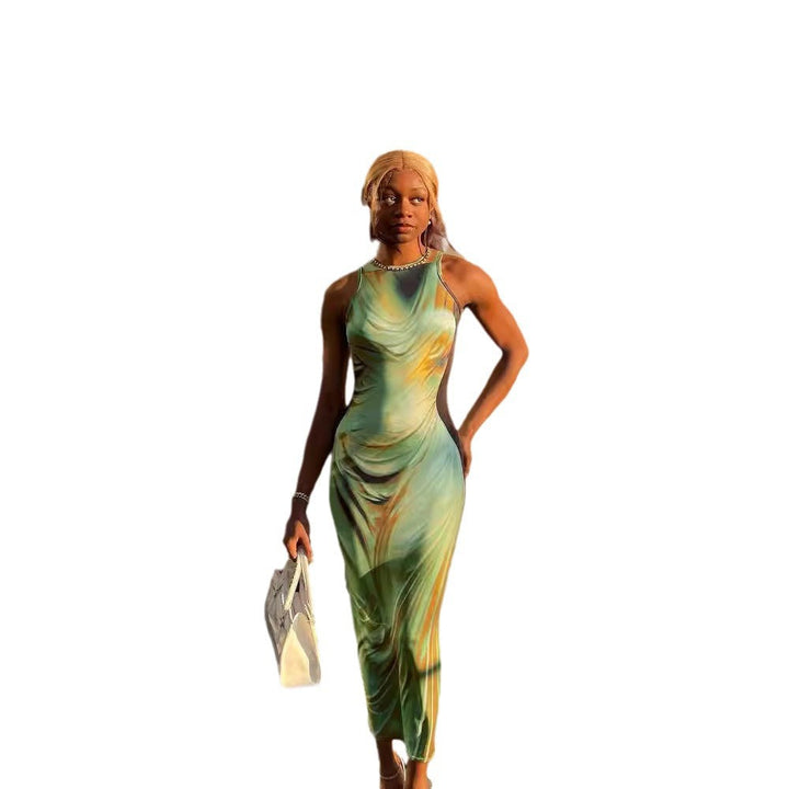Damen Elegantes Cocktail-Kleid mit raffiniertem Schnitt Drune