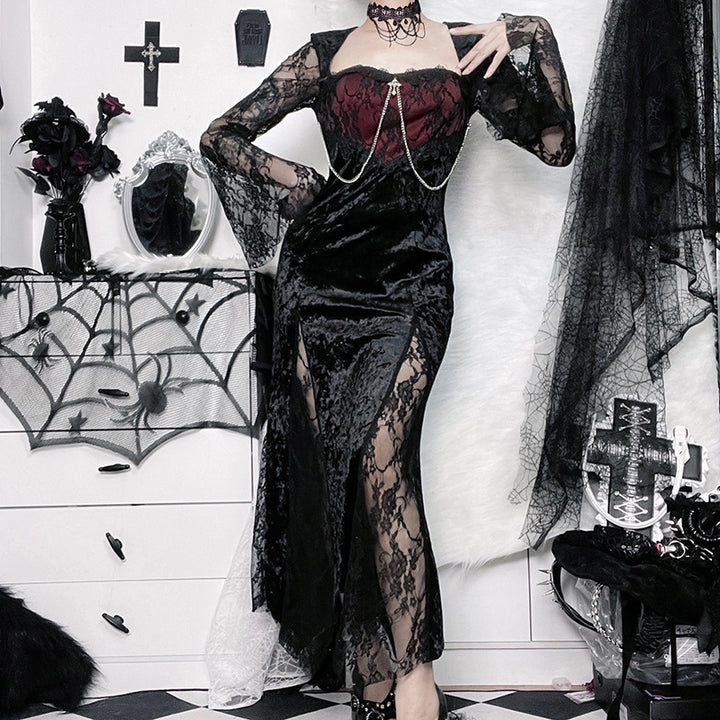 Damen figurbetonte Bluse mit Rüschendetails und Schnürung Drune