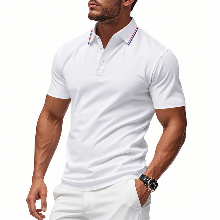 Herren Poloshirt mit modernem Kragen und feuchtigkeitsregulierender Technologie Drune