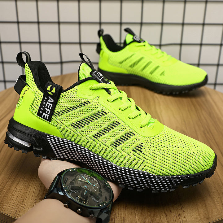 Unisex atmungsaktive Strick-Performance-Sneaker mit gepolsterter Air‑Zwischensohle Drune