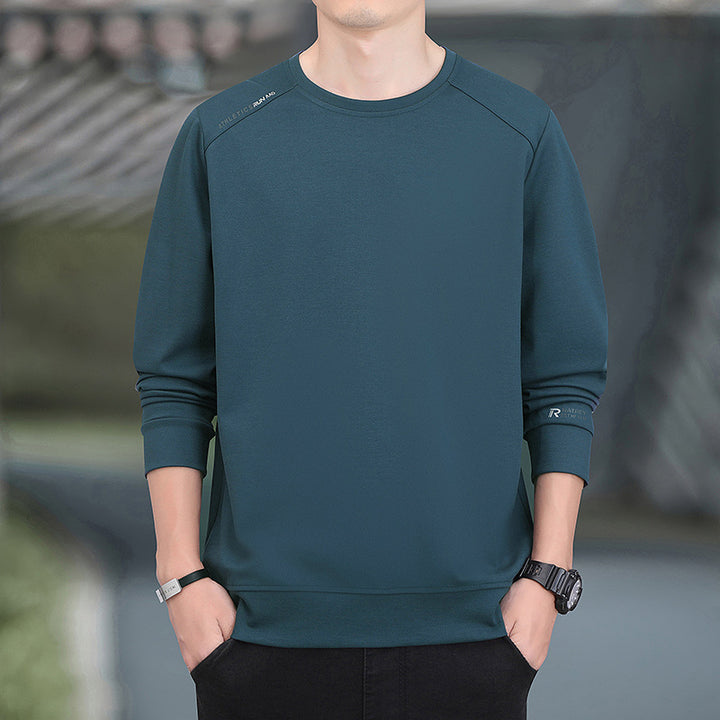Herren Performance-Sweatshirt mit wärmender Innenlage und minimalistischer Rundhalsausschnitt Drune