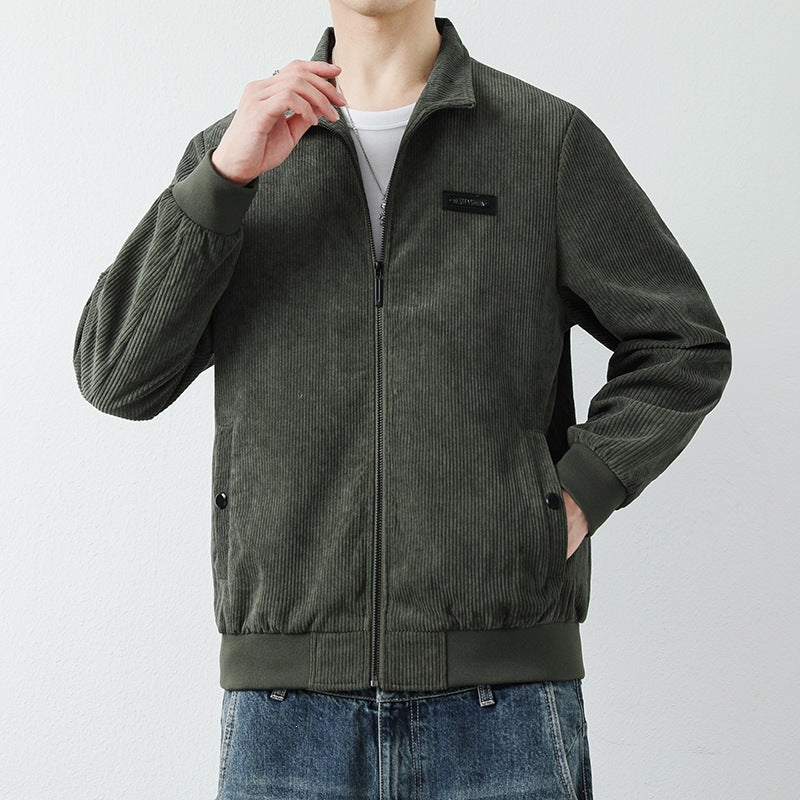 Herren Lässige Cordjacke Drune