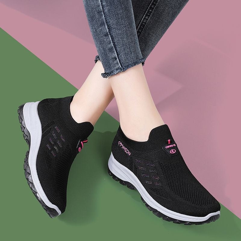 Damen Atmungsaktive Sneaker mit rutschfester Sohle Drune