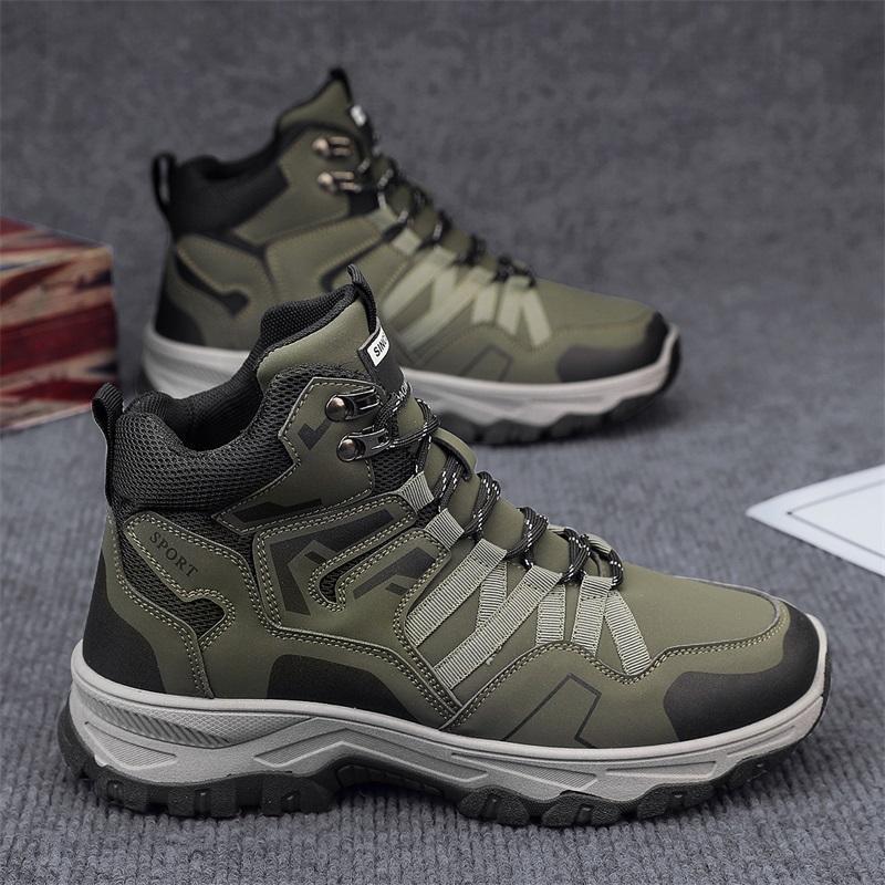 Damen Wanderstiefel mit robustem Obermaterial und rutschfester Sohle Drune