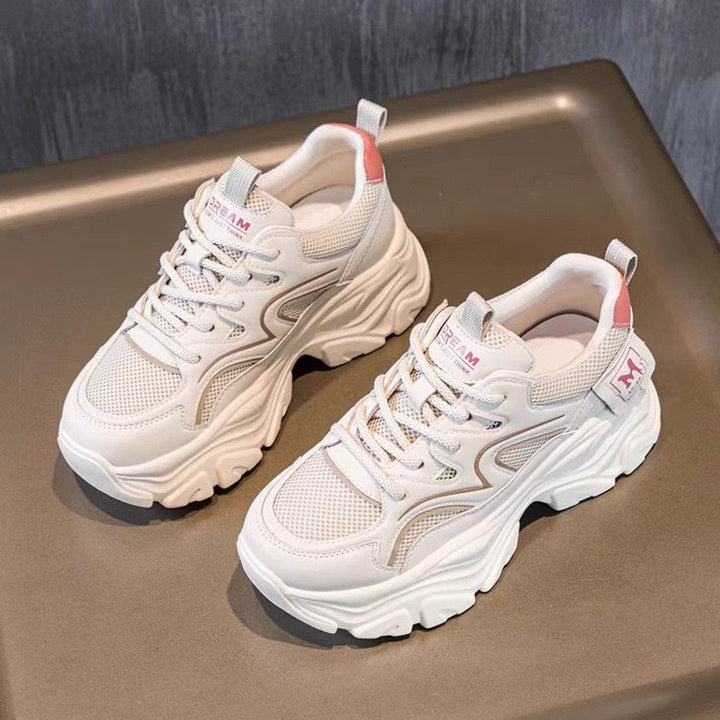 Damen Sportliche Sneakers mit Air Cushion Technologie und atmungsaktiver Mesh-Oberfläche Drune