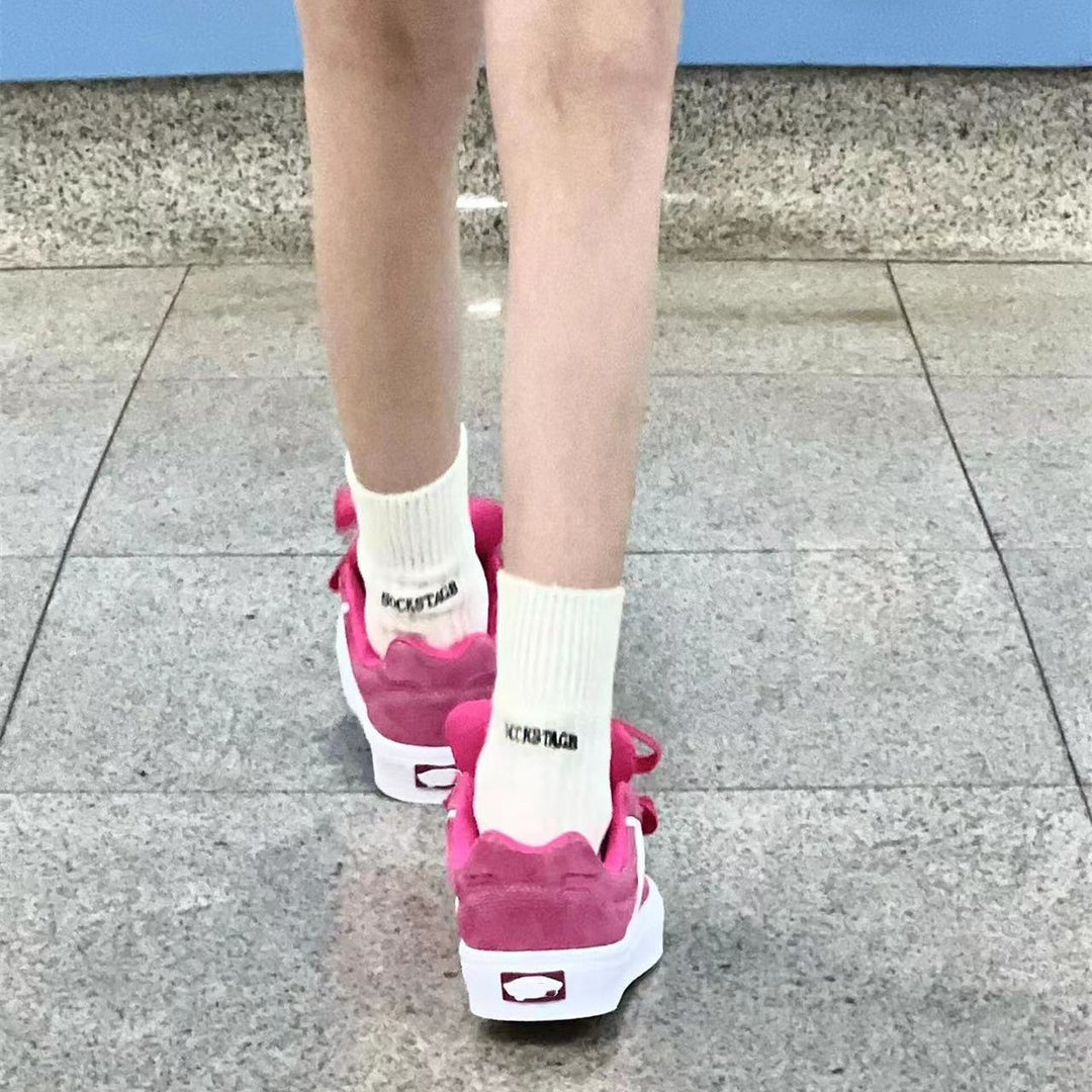 Damen Sneakers mit dekorativen Schleifen und komfortabler Sohle Drune