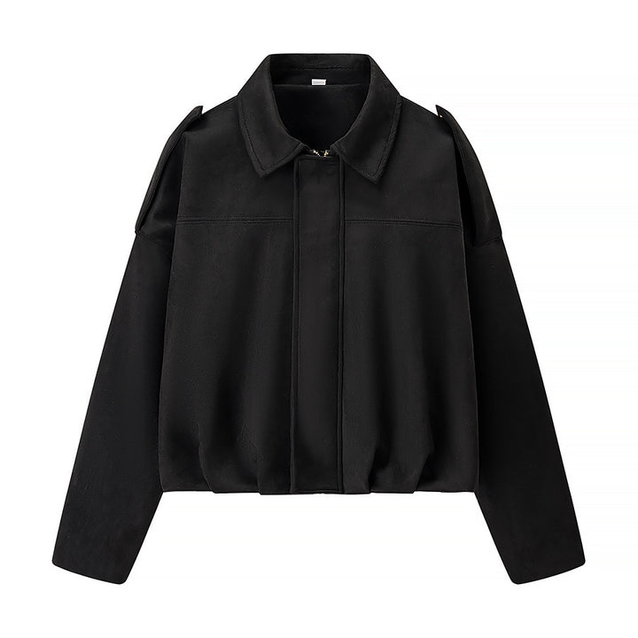 Damen cropped Übergangsjacke mit modernen Details und lässiger Passform Drune