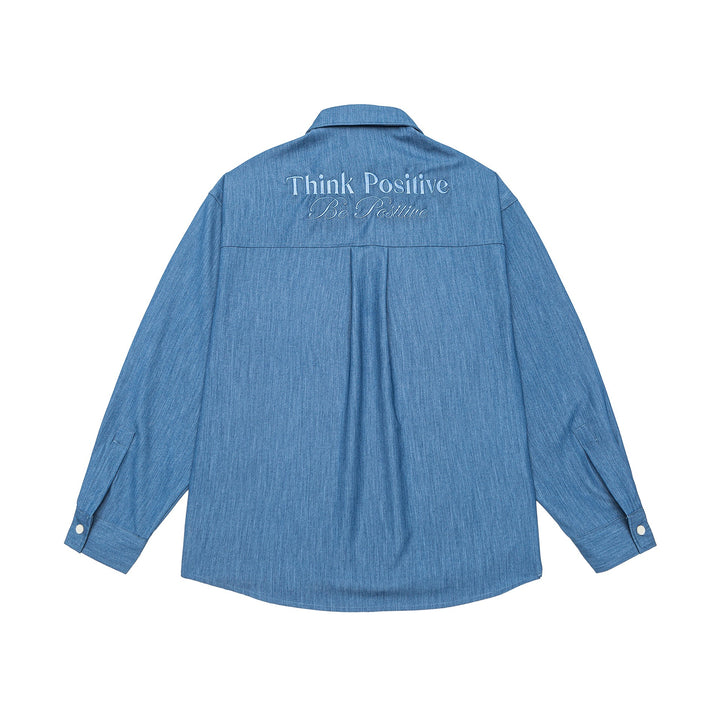 Herren Overshirt aus schwerer Twill‑Qualität mit verdeckter Knopfleiste und Brusttaschen Drune
