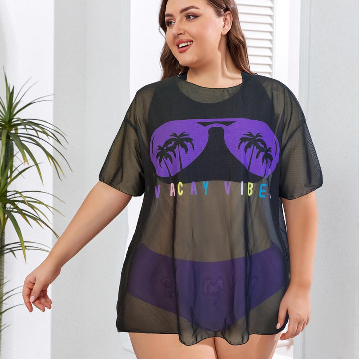 Damen Freizeit-Bikini-Set mit Netzoberteil Drune
