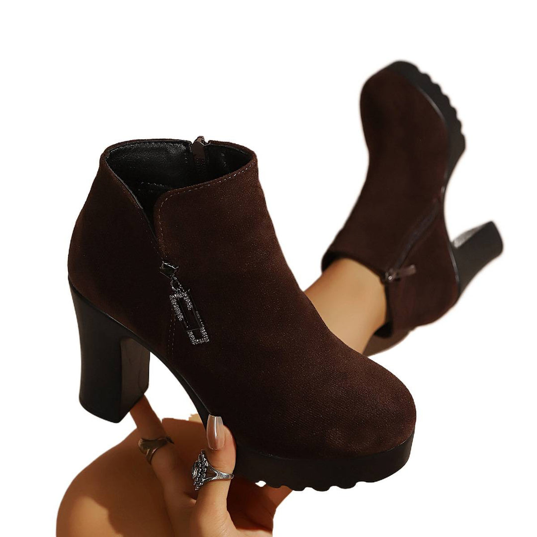 Damen Elegante Stiefeletten Drune