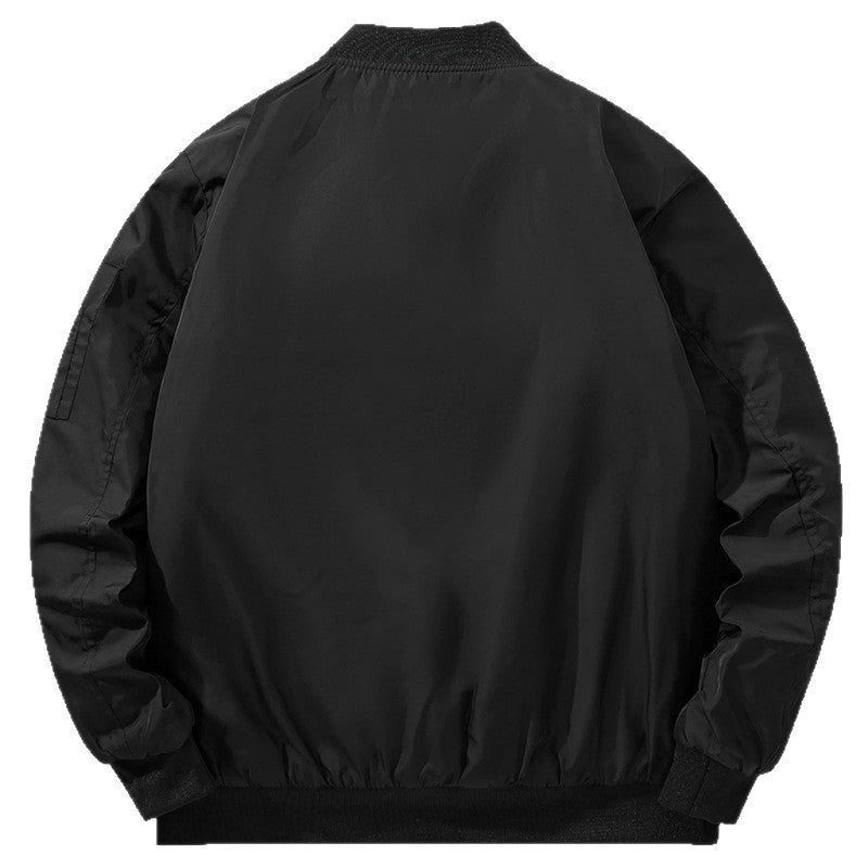 Herren Bomberjacke im Fliegerstil mit wattierter Thermofütterung und Ärmel-Utilitytasche Drune