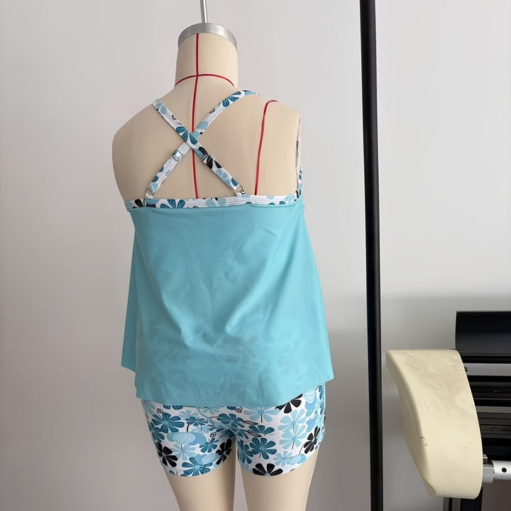 Damen lockeres Strandtop und Shorts Drune