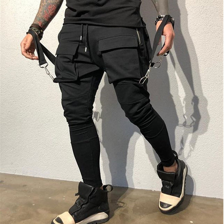 Herren Cargo-Hose mit verstellbaren Trägern Drune
