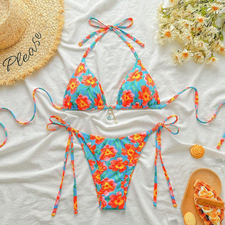 Damen Triangel-Bikini mit nachhaltiger Stoffkombination Drune