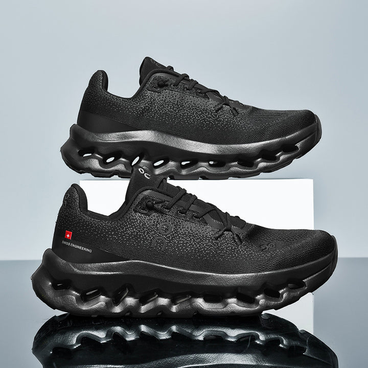 Unisex leichte Performance-Laufschuhe mit Hohlkammer-Zwischensohle und nahtlosem Strickoberteil Drune