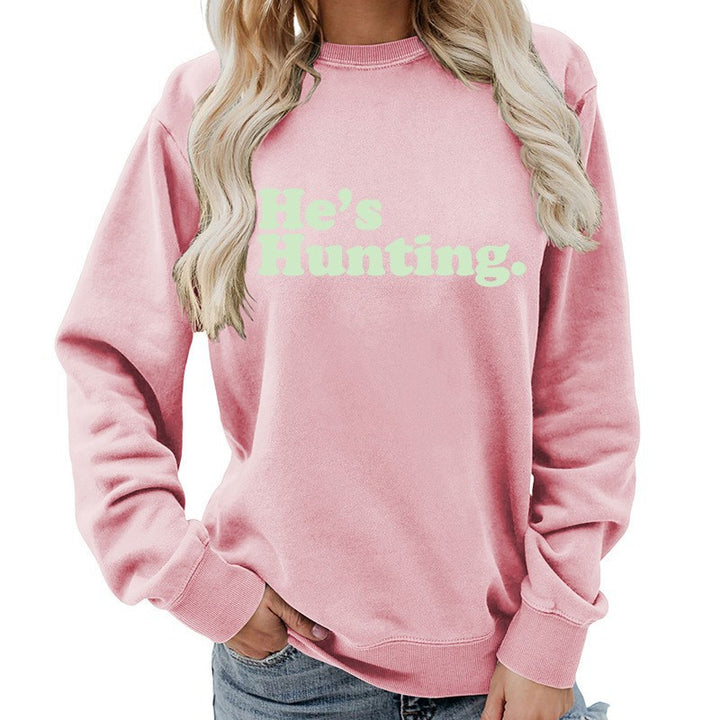Damen Sweatshirt mit modernem Schriftzug und lässigem Schnitt Drune