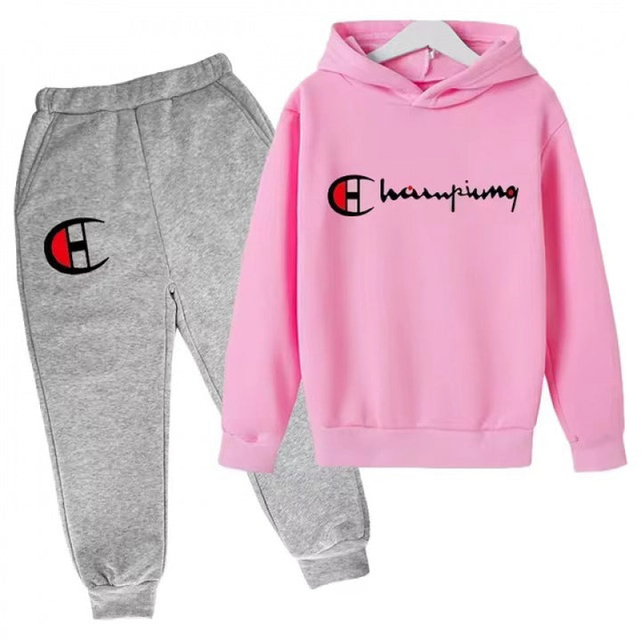 Unisex nan Kapuzenpullover mit Jogginghose Freizeitset Drune