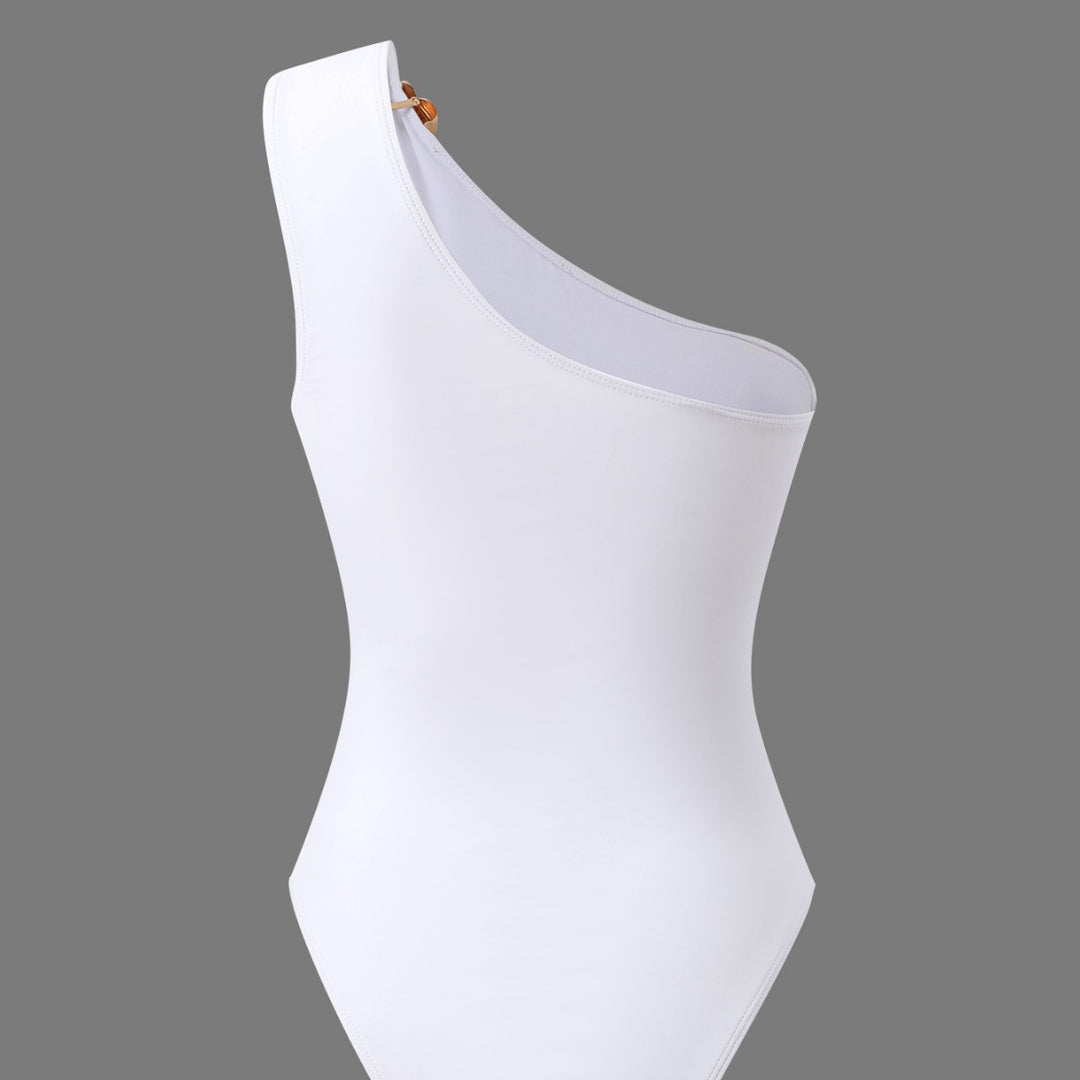 Damen Einteiler Badeanzug mit luxuriösem floralem Design Drune