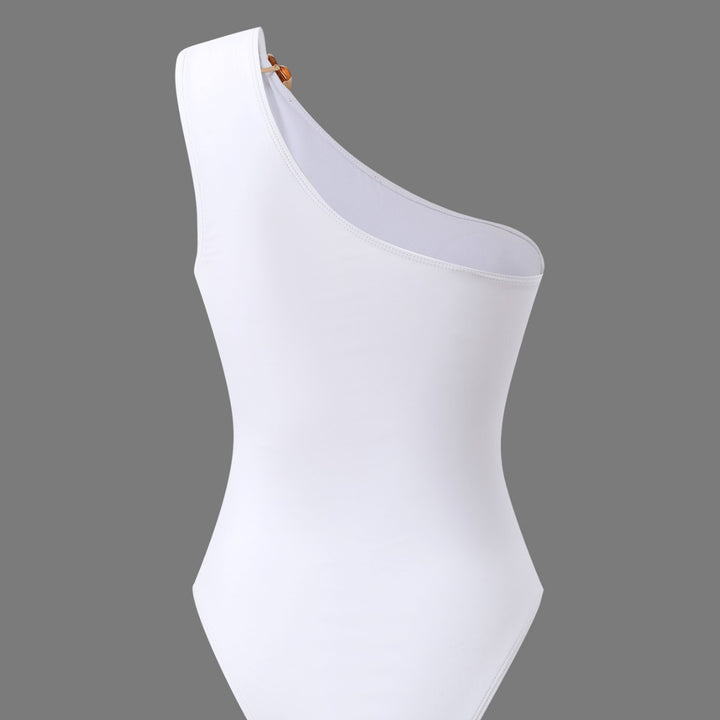 Damen Einteiler Badeanzug mit luxuriösem floralem Design Drune