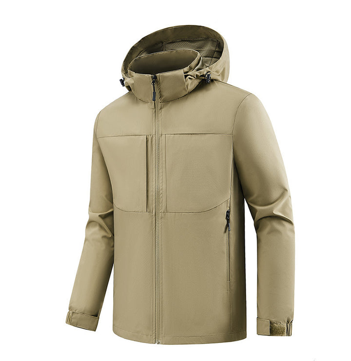 Herren Wasserdichte Outdoor-Jacke Drune