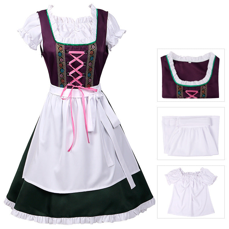 Damen Trachtenkleid mit romantischen Details und traditionellem Schnitt Drune