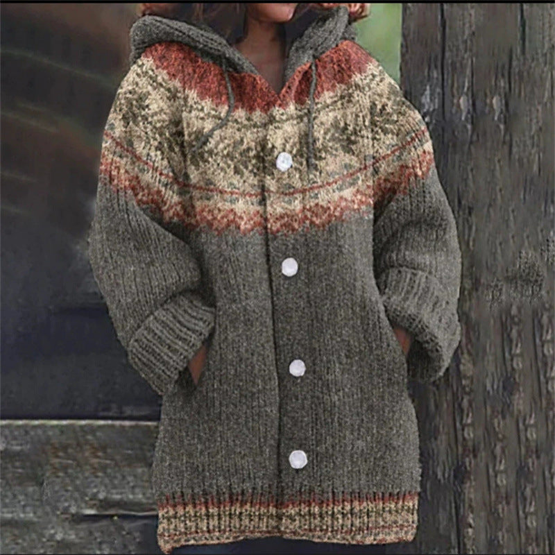 Drune | Streifenmuster-Cardigan