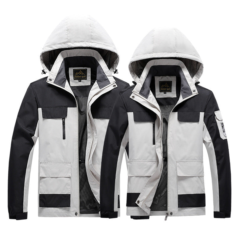 Herren robuster Outdoor-Fieldparka Drune
