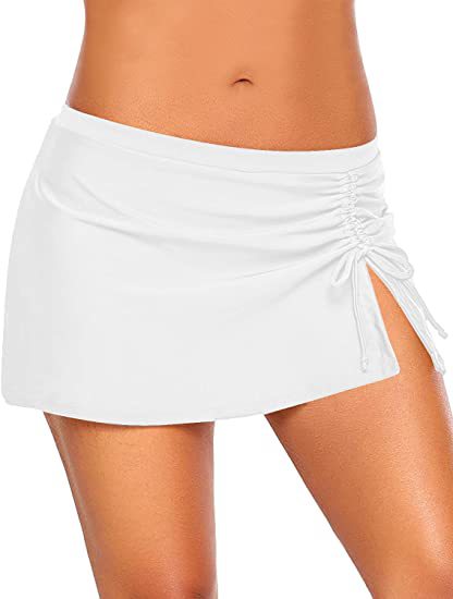 Damen Modische Badeshorts mit seitlichem Raff-Detail Drune