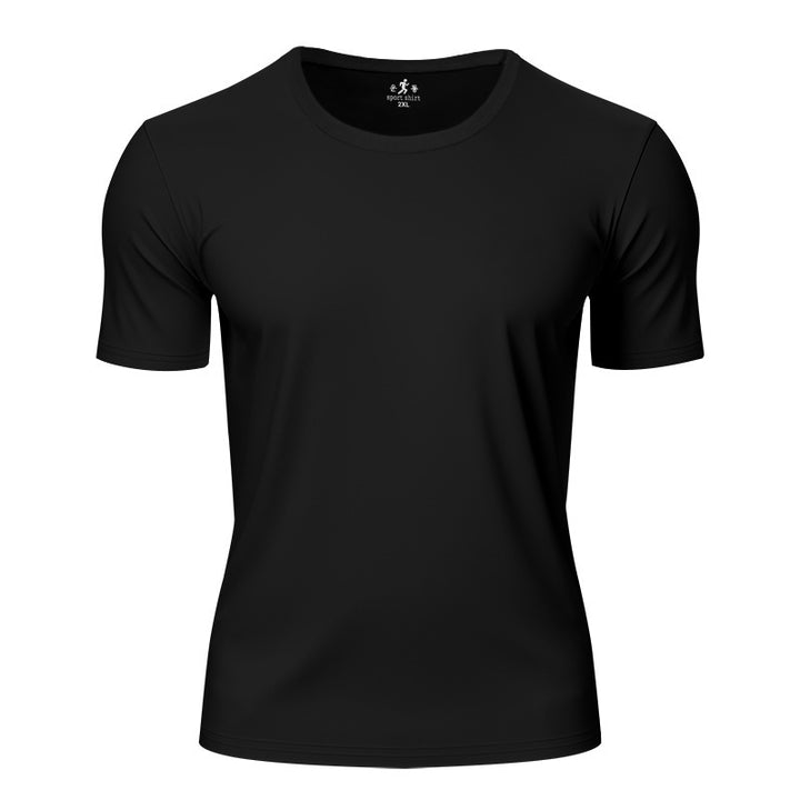 Herren nan leichtes Kurzarm-Funktionsshirt mit Rundhalsausschnitt schnelltrocknendem Stretchgewebe und flachen Nähten Drune