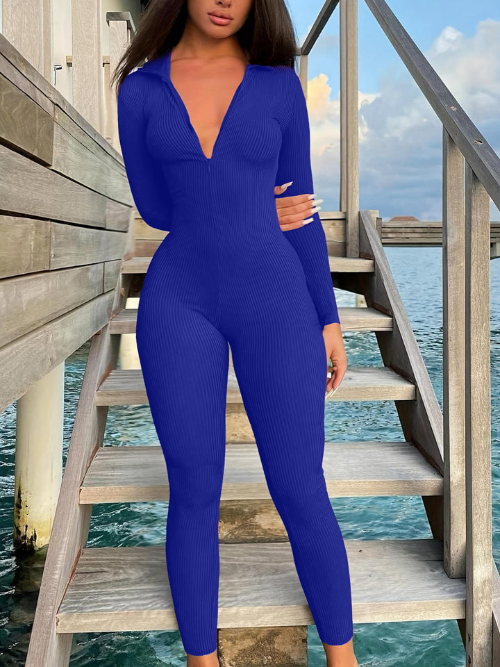 Damen Langärmliger Jumpsuit Drune