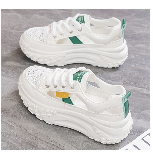 Damen Sportliche Sneaker mit luftiger Netzstruktur und extra hohem Komfort Drune
