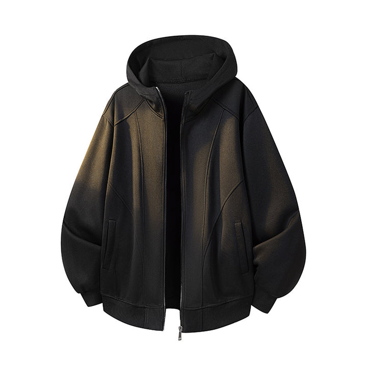Damen Sportliche Kapuzenjacke Drune