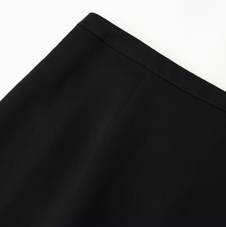 Damen Midirock mit Spitzenbesatz und zartem Unterrock Drune