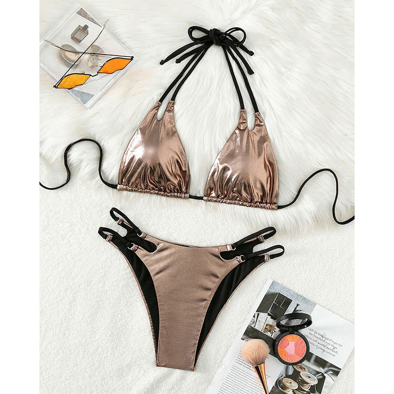 Damen Triangel-Bikini mit eleganten Cut-Out-Details Drune
