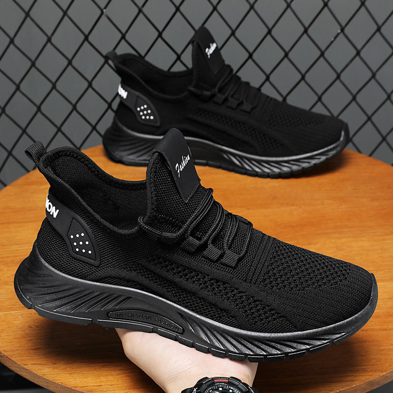 Damen nan nahtloser Flyknit-Comfort-Laufschuh mit elastischem Sockeneinstieg und reaktiver Leichtlaufsohle Drune