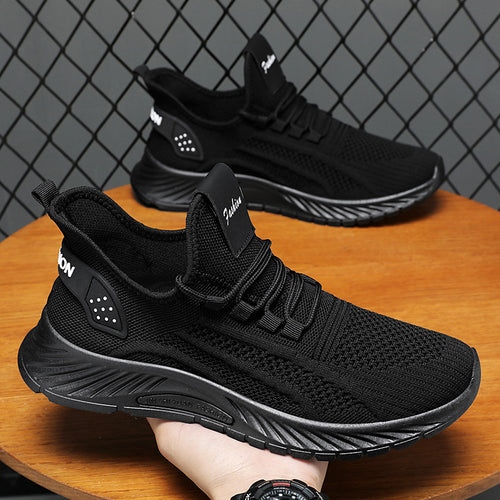 Damen nan nahtloser Flyknit-Comfort-Laufschuh mit elastischem Sockeneinstieg und reaktiver Leichtlaufsohle Drune