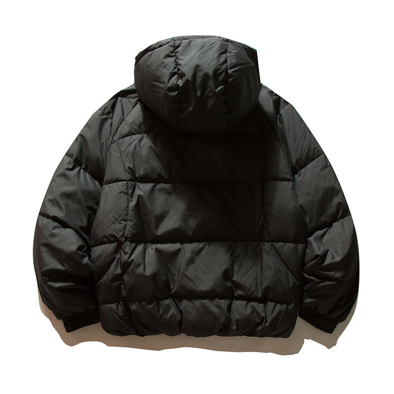 Unisex Oversize-Steppjacke im Boxy-Cut mit Kapuze und verstellbarem Saum Drune