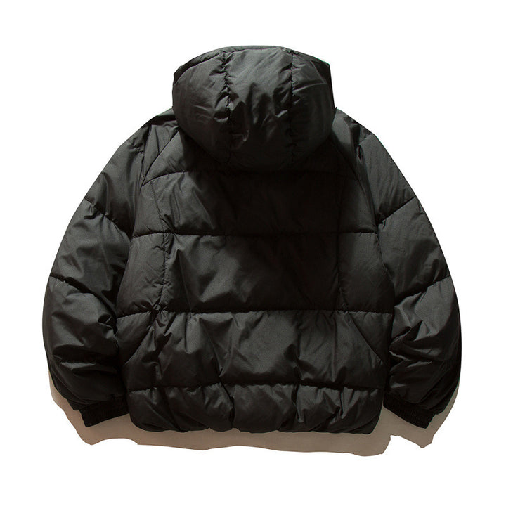 Unisex Oversize-Steppjacke im Boxy-Cut mit Kapuze und verstellbarem Saum Drune