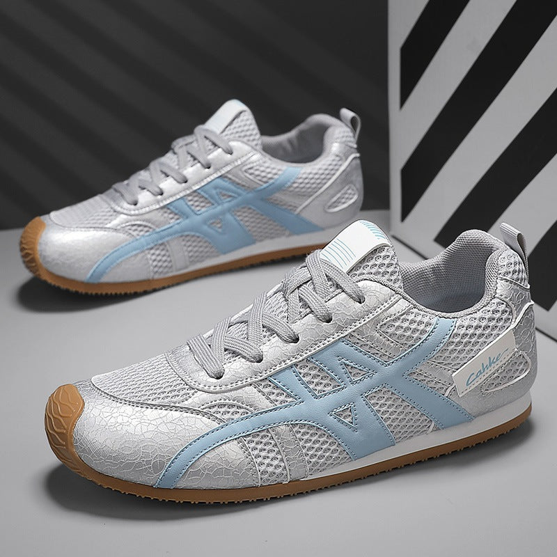 Unisex Retro-Laufsneaker mit atmungsaktivem Mesh und rutschfester Gummilaufsohle Drune